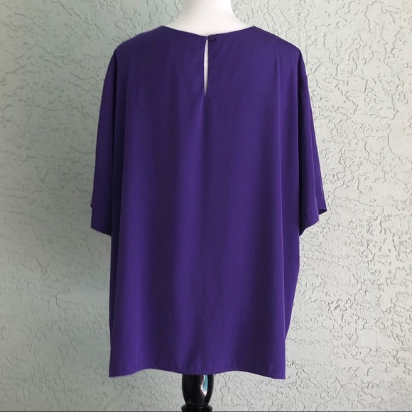 🎉2/$15🎉ERENA Woman Top - Sz 3X - Picture 3 of 5